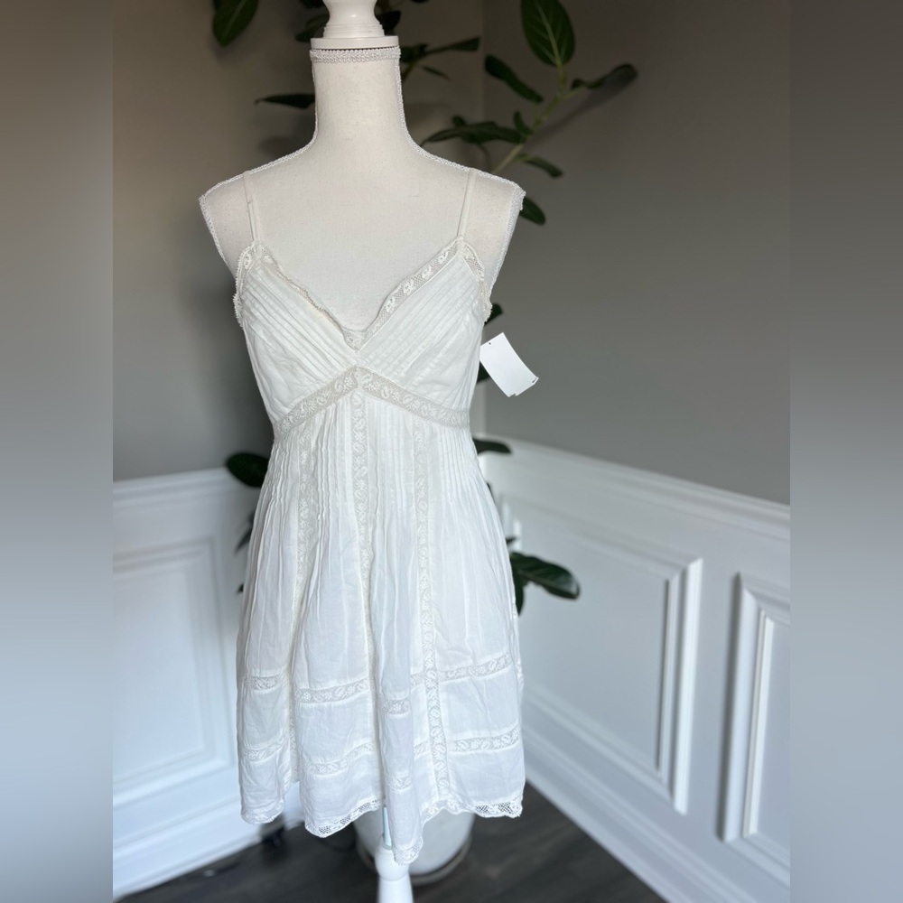 LoveShackFancy White Eyelet Mini Dress - Picture 10 of 14